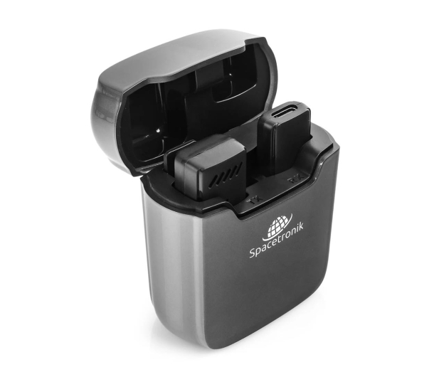 Spacetronik Mikrofon krawatowy bezprzewodowy SPU-WM11C USB-C - 1153943 - zdjęcie 7